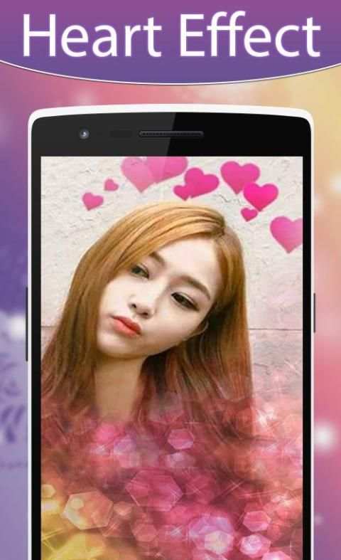 Heart Effect Filters — Crown Flowers 3 تصوير الشاشة