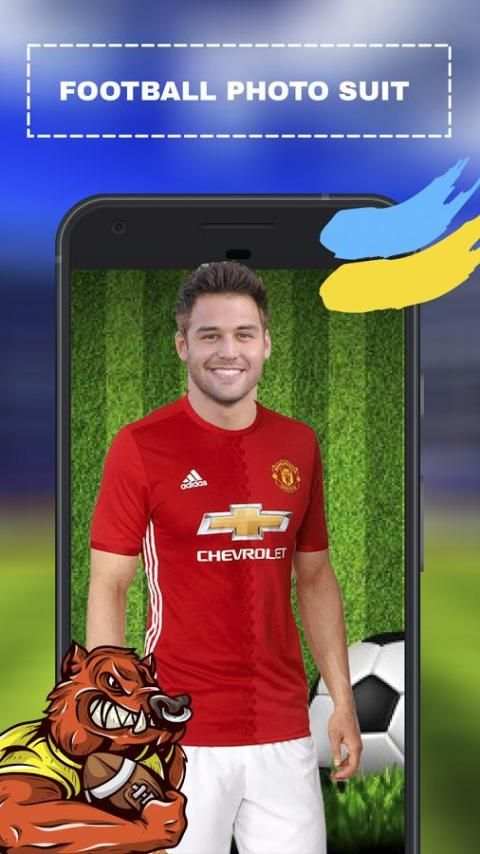 Football Photo Suit 2 تصوير الشاشة