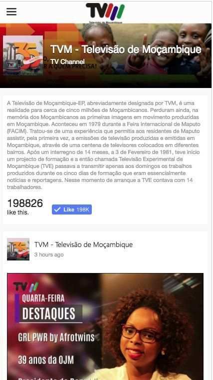 Televisão de Moçambique screenshot 2