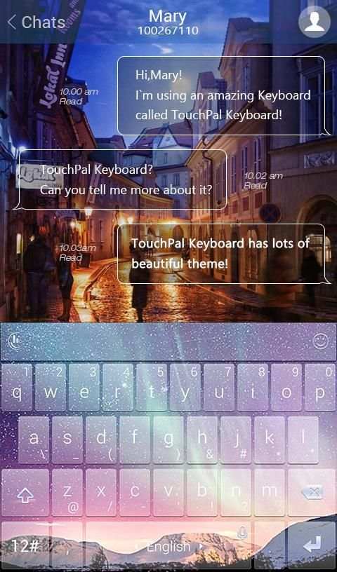 TouchPal Go Journey Theme скриншот 3