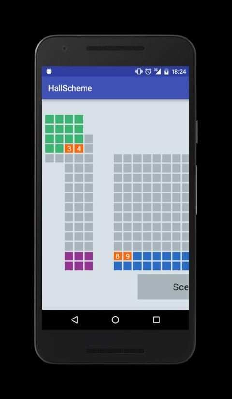 HallScheme Sample 3 تصوير الشاشة