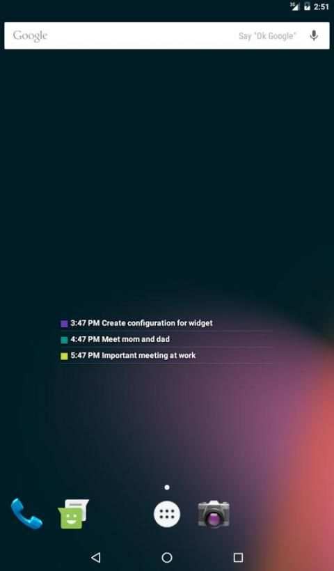 Transparent Calendar Widget screenshot 4
