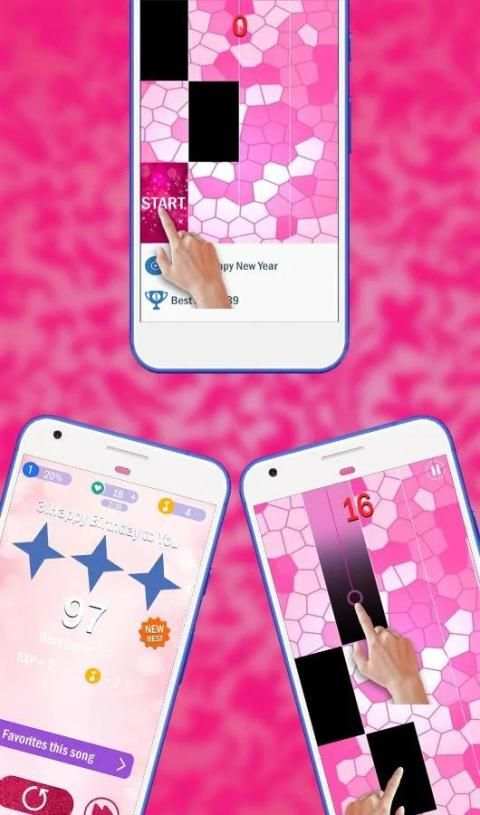 Piano Tiles Pink screenshot 3