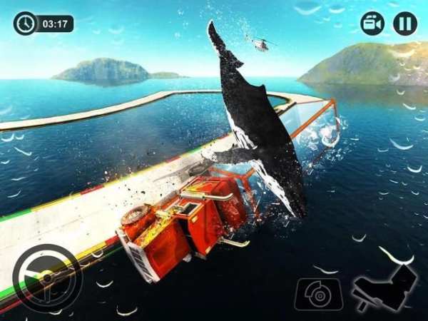 Impossible Whale Transport Truck Driving Tracks скриншот 2