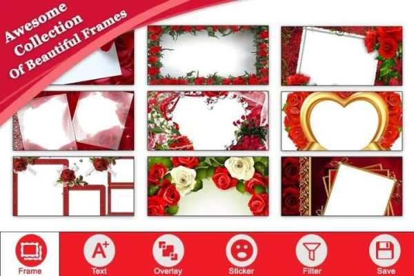 Rose Flower Photo Frame स्क्रीनशॉट 6
