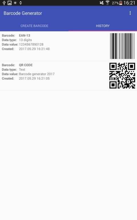 Barcode Generator screenshot 1