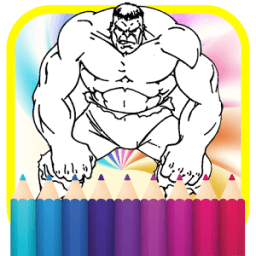 GreenMan Hero Coloring Book иконка
