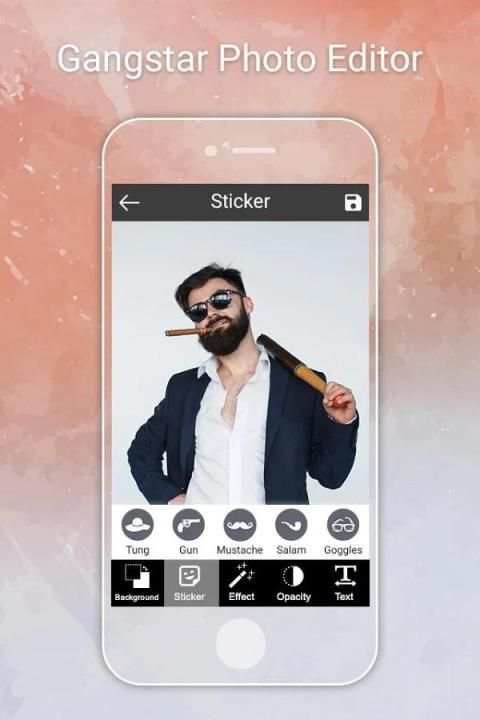 Gangster Photo Editor скриншот 3