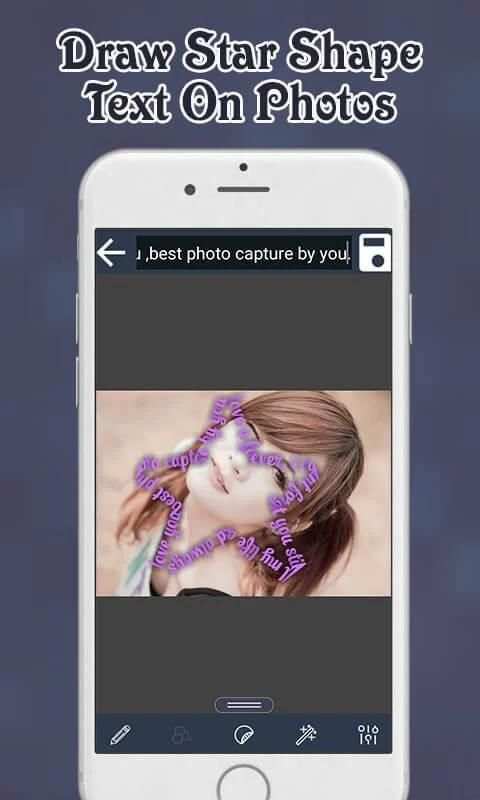 Curve Text on Photos : Circular Text on Photos 4 تصوير الشاشة