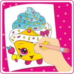 Learn paint and draw Cute Food иконка