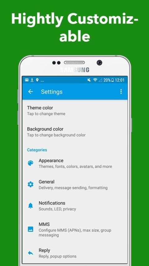 SMS, MMS - Messenger pro screenshot 1