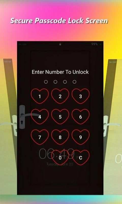 Door Passcode Lock Screen स्क्रीनशॉट 3