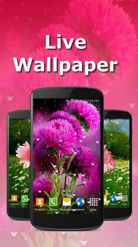 Live Wallpaper - Flowers स्क्रीनशॉट 8
