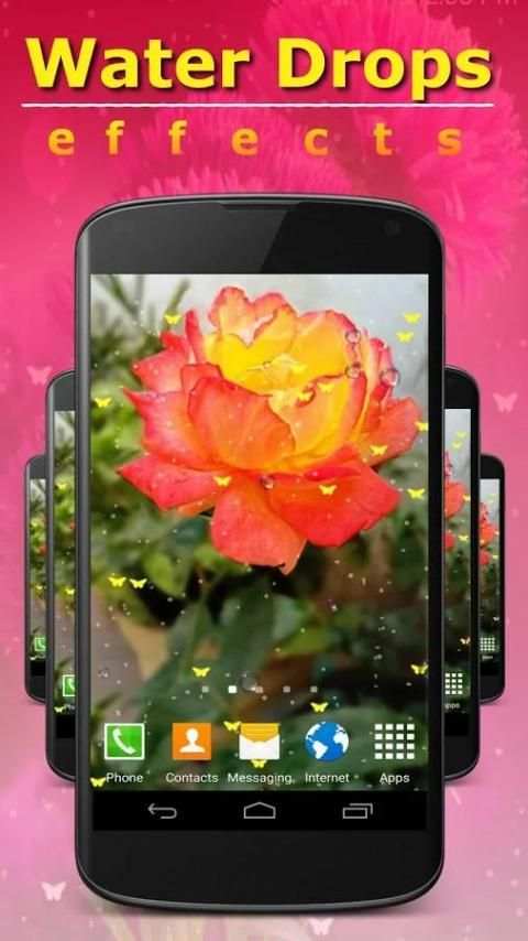 Live Wallpaper - Flowers स्क्रीनशॉट 3