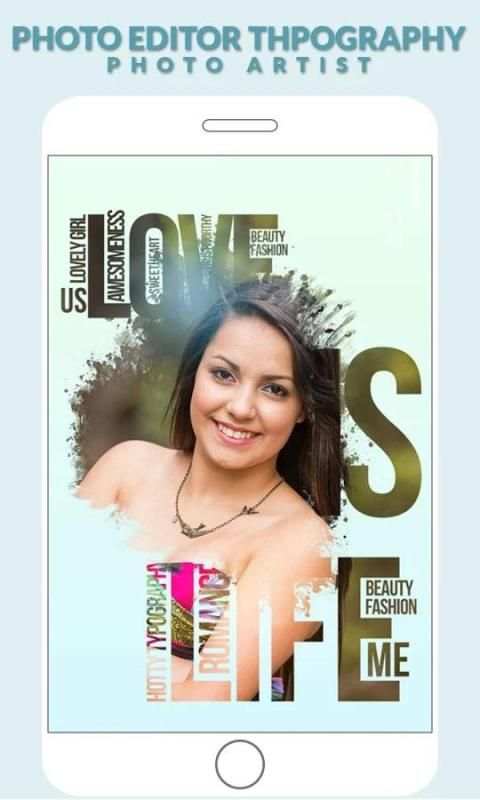 Photo Editor : Typography Photo artist 4 تصوير الشاشة