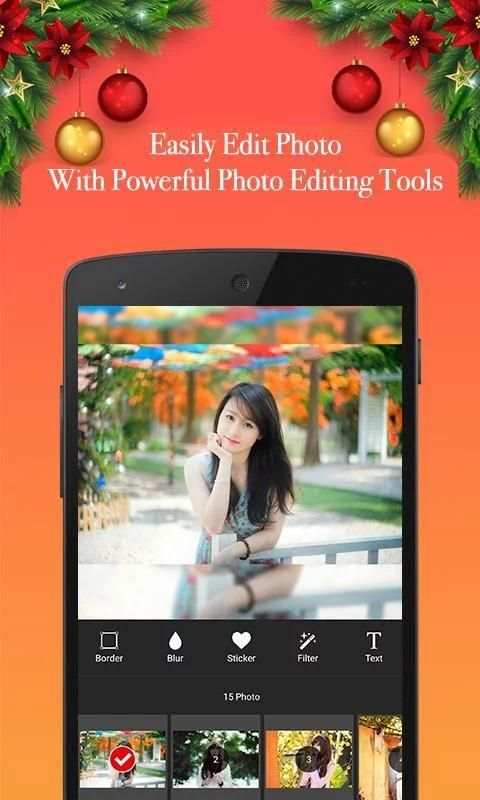 Christmas Video Photo Maker स्क्रीनशॉट 6