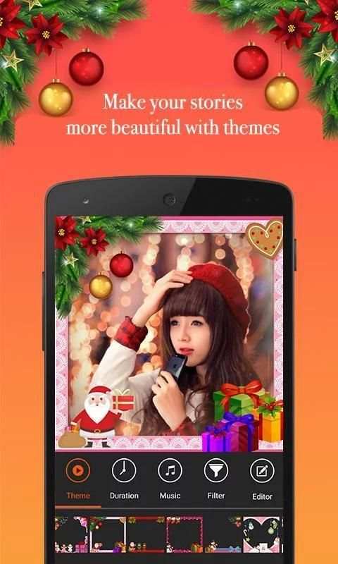 Christmas Video Photo Maker स्क्रीनशॉट 3