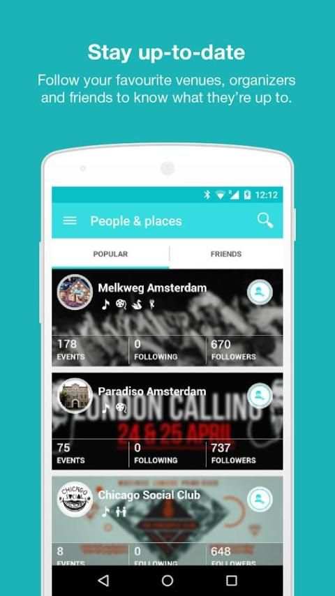 Craze - personalized event app 7 تصوير الشاشة