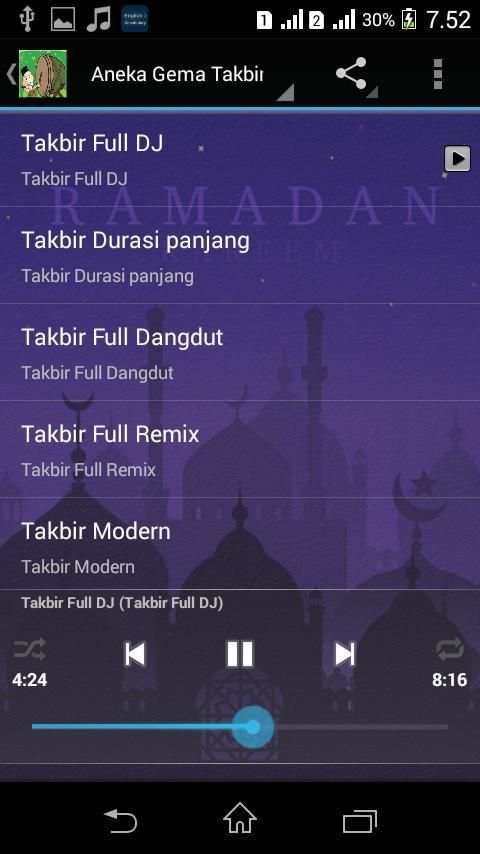 Takbiran Idul fitri Mp3 Offline screenshot 1