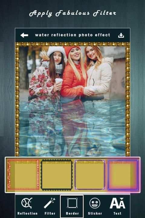 Water Reflection Photo Editor 4 تصوير الشاشة