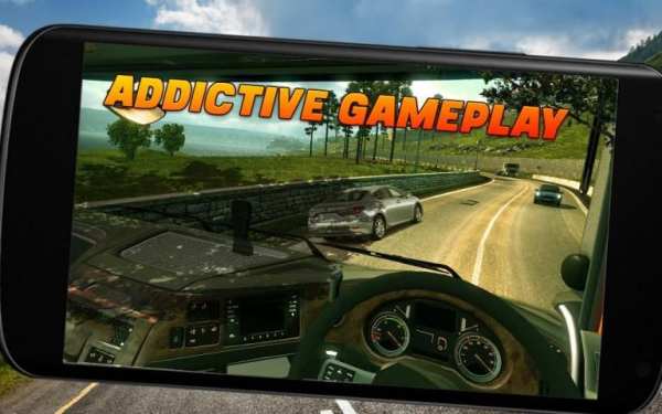 Speed Truck Driving Simulator Uphill Race Game 3D screenshot 2
