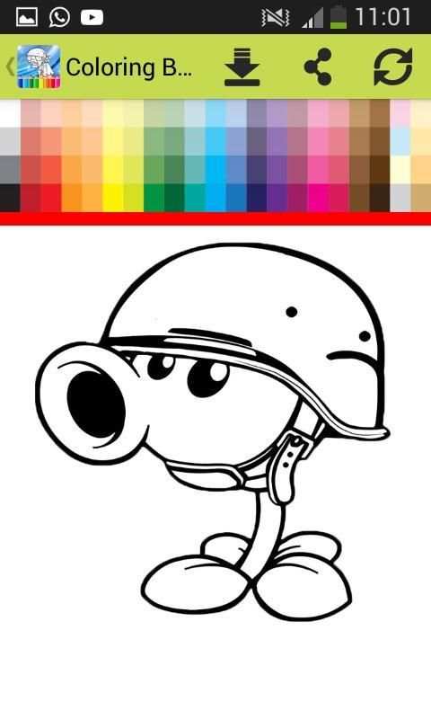 Coloring Book For Plants vs Zombie screenshot 3