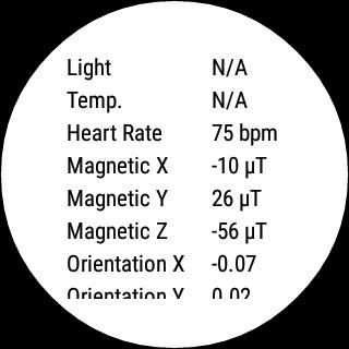 Wear Sensor Info 4 تصوير الشاشة