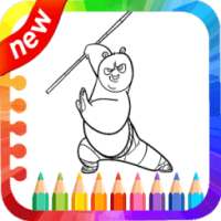 Kong Fu Panda Coloring Game