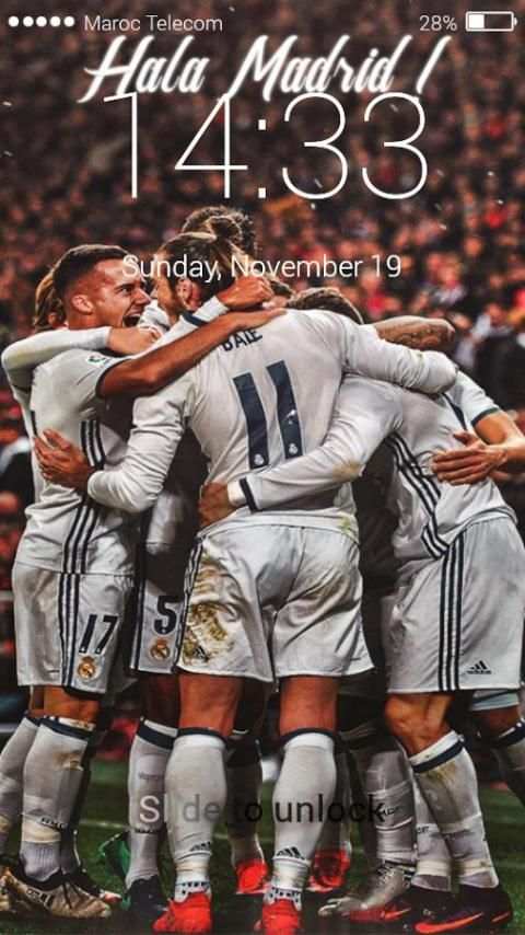 Pin Lock screen For Real Madrid rolando screenshot 3