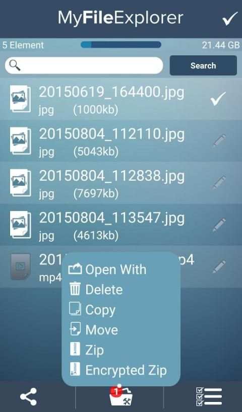 My File Explorer स्क्रीनशॉट 1