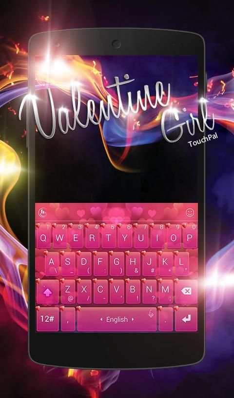 TouchPal Magic Love Girl Theme screenshot 1