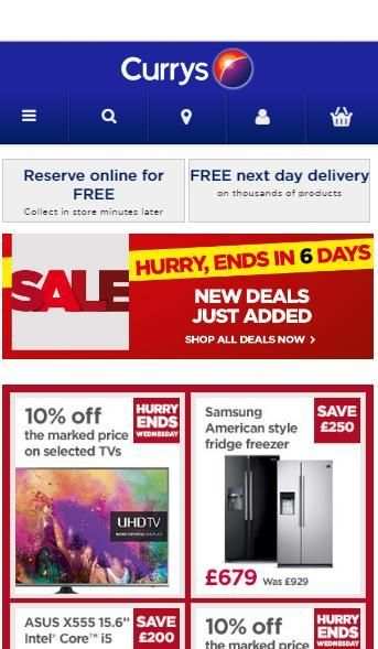 Currys Pc World screenshot 3