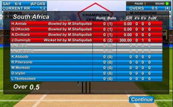 World Cricket Champions League Game screenshot 1