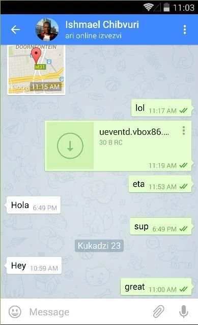 Ndeipi Messenger screenshot 2