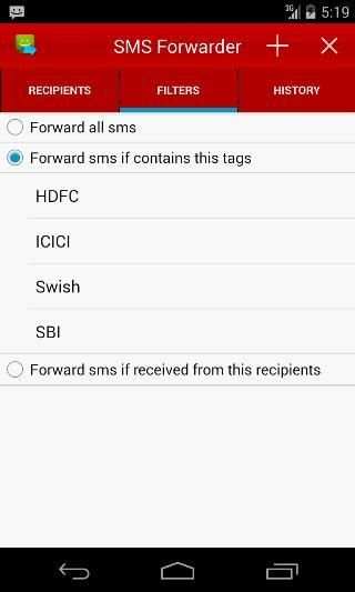 SMS Forwarder скриншот 3