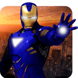 Grand Iron Superhero Flying Robot Rescue Mission иконка