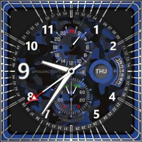 Opulence OP12 Square WatchFace 2 تصوير الشاشة