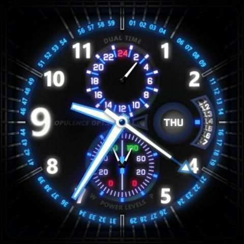 Opulence OP12 Square WatchFace 1 تصوير الشاشة