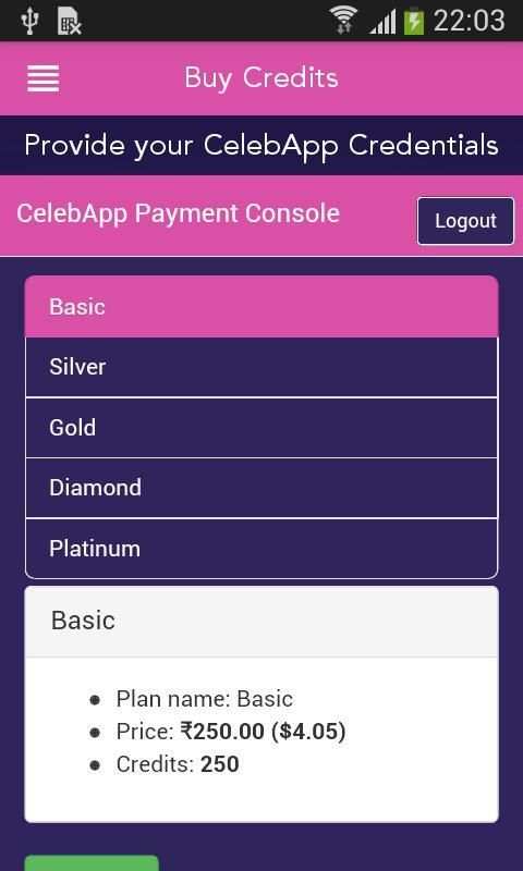Celeb App screenshot 3