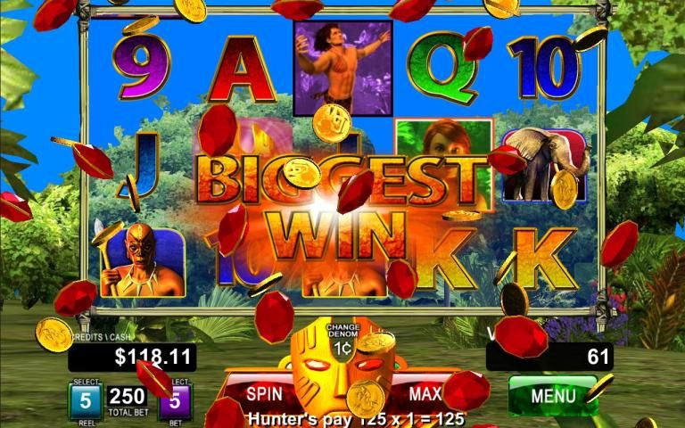 Jungle Lord Tanzania Slots 5 تصوير الشاشة