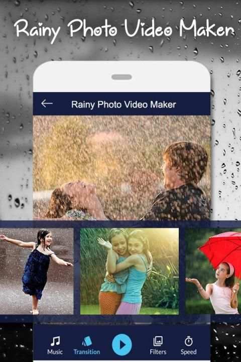 Rainy Video Maker - Rainy Photo Video Maker स्क्रीनशॉट 5