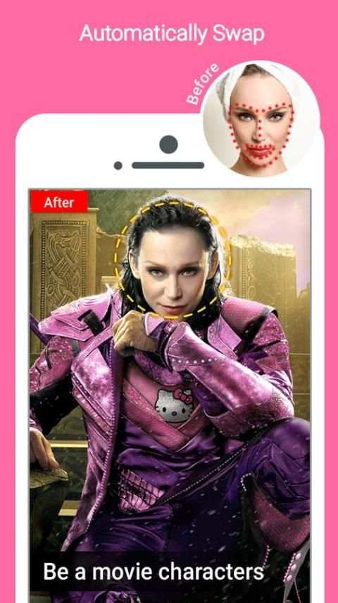 Change face: swap face, change hair screenshot 3