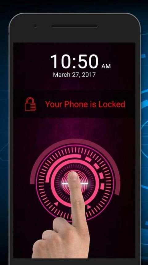 Fingerprint Lockscreen Prank screenshot 1