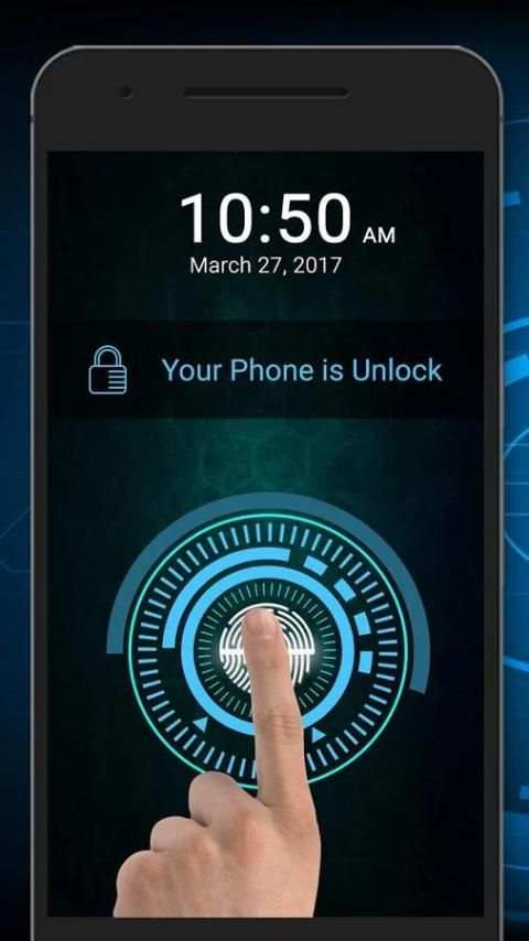 Fingerprint Lockscreen Prank screenshot 2