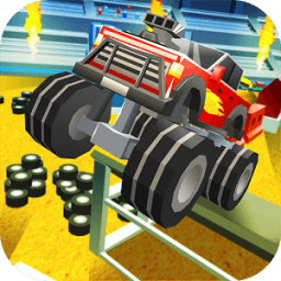 ikon Blocky Monster Truck: Stunts Arena