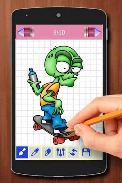 Learn to Draw Graffiti Characters скриншот 1