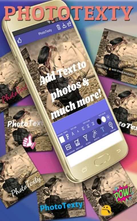 PhotoTexty: Add Text to photos 3 تصوير الشاشة
