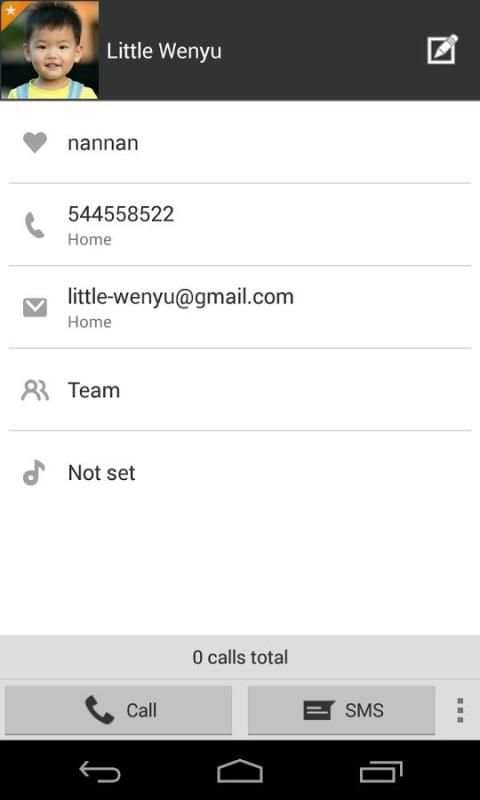 exDialer Orange ICS Theme screenshot 2