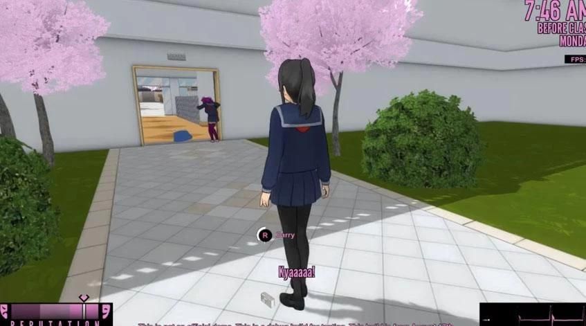 Yandere Simulator - High School Simulator. скриншот 1