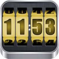 3D Rolling Clock GOLD